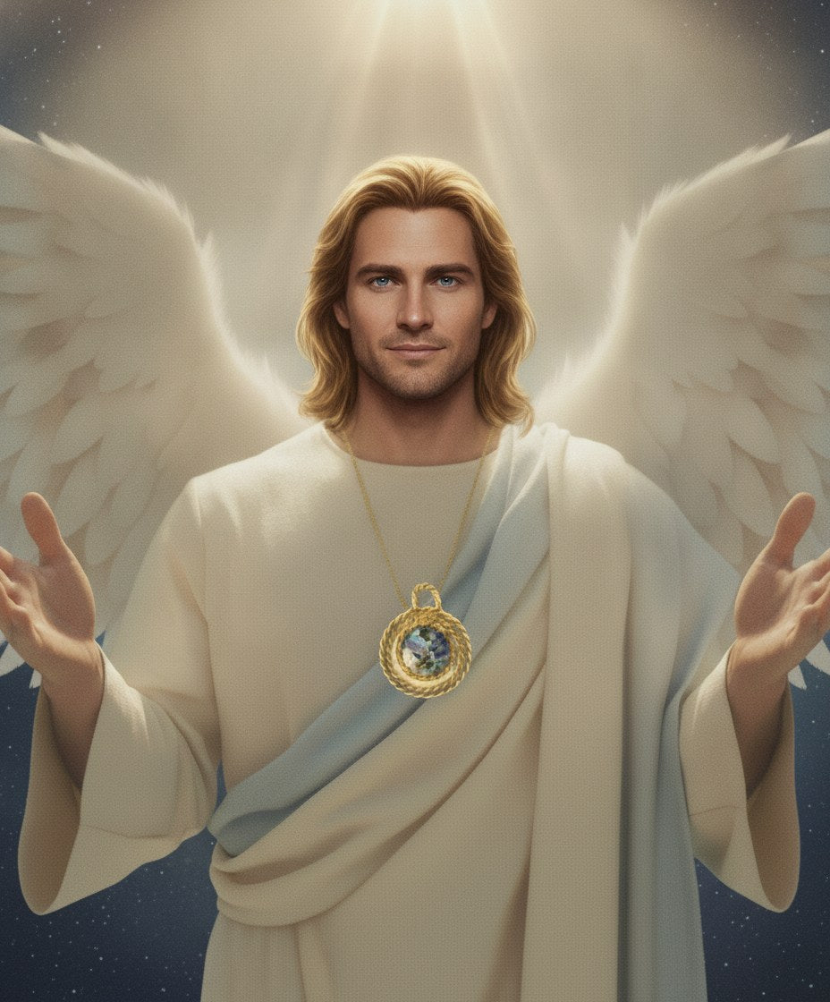 Archangel Gabriel — communicator of God radiating beams of divine light — Energies of Service